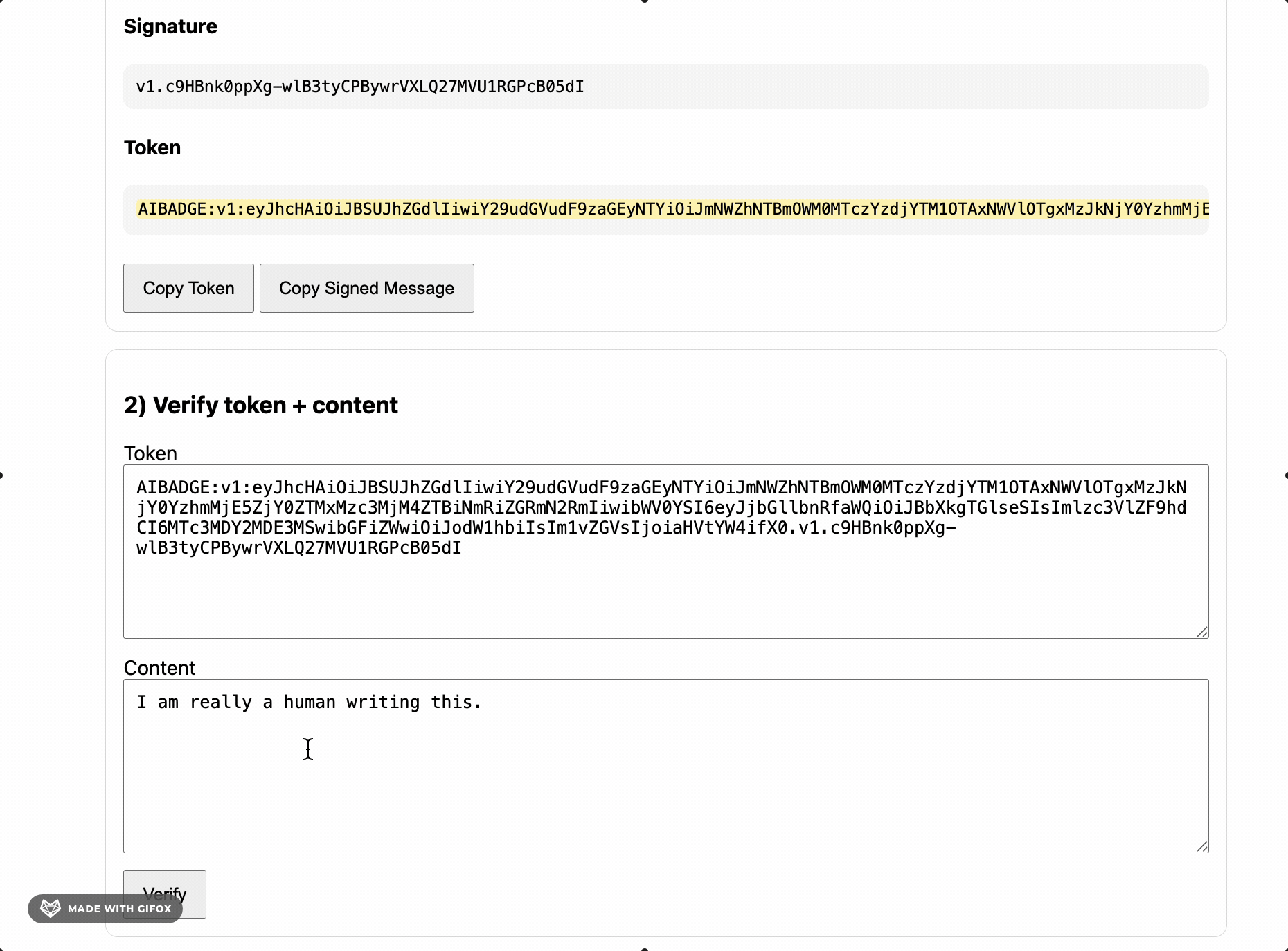 verify