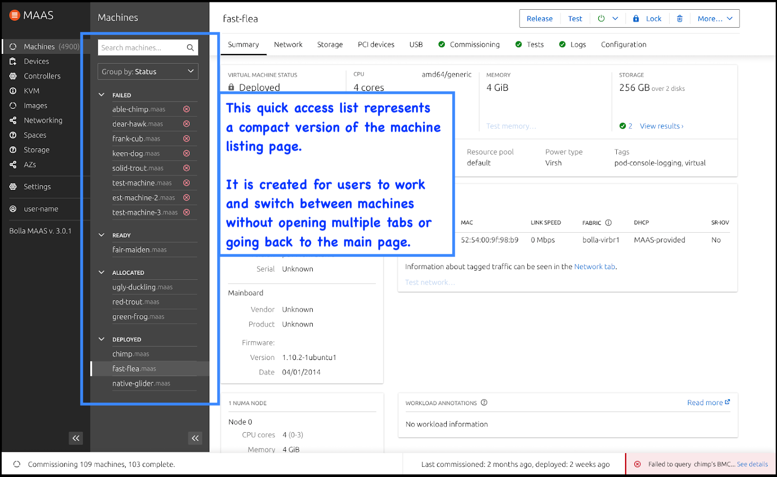 Quick access list
