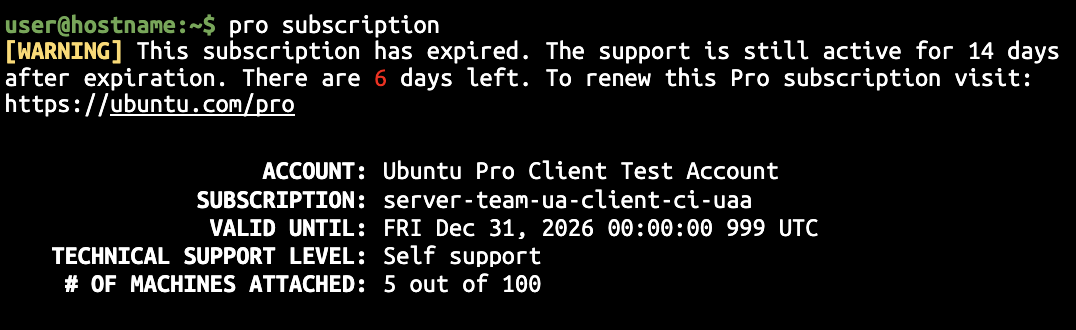 CLI after-sub